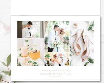 Photographer Templates, DIY Thank You Card, Wedding Photography Marketing, Branding Templates, INSTANT DOWNLOAD!