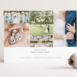 Fotografiemarketing, 5 x 7 promokaart postkaartsjabloon, digitale Photoshop-bestanden, Canva Marketing Flyer, Canva-sjabloon, INSTANT DOWNLOAD!