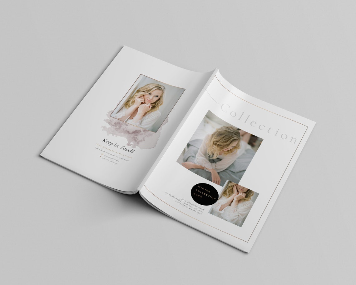 Catalog Template for Indesign and Canva Wholesale Etsy