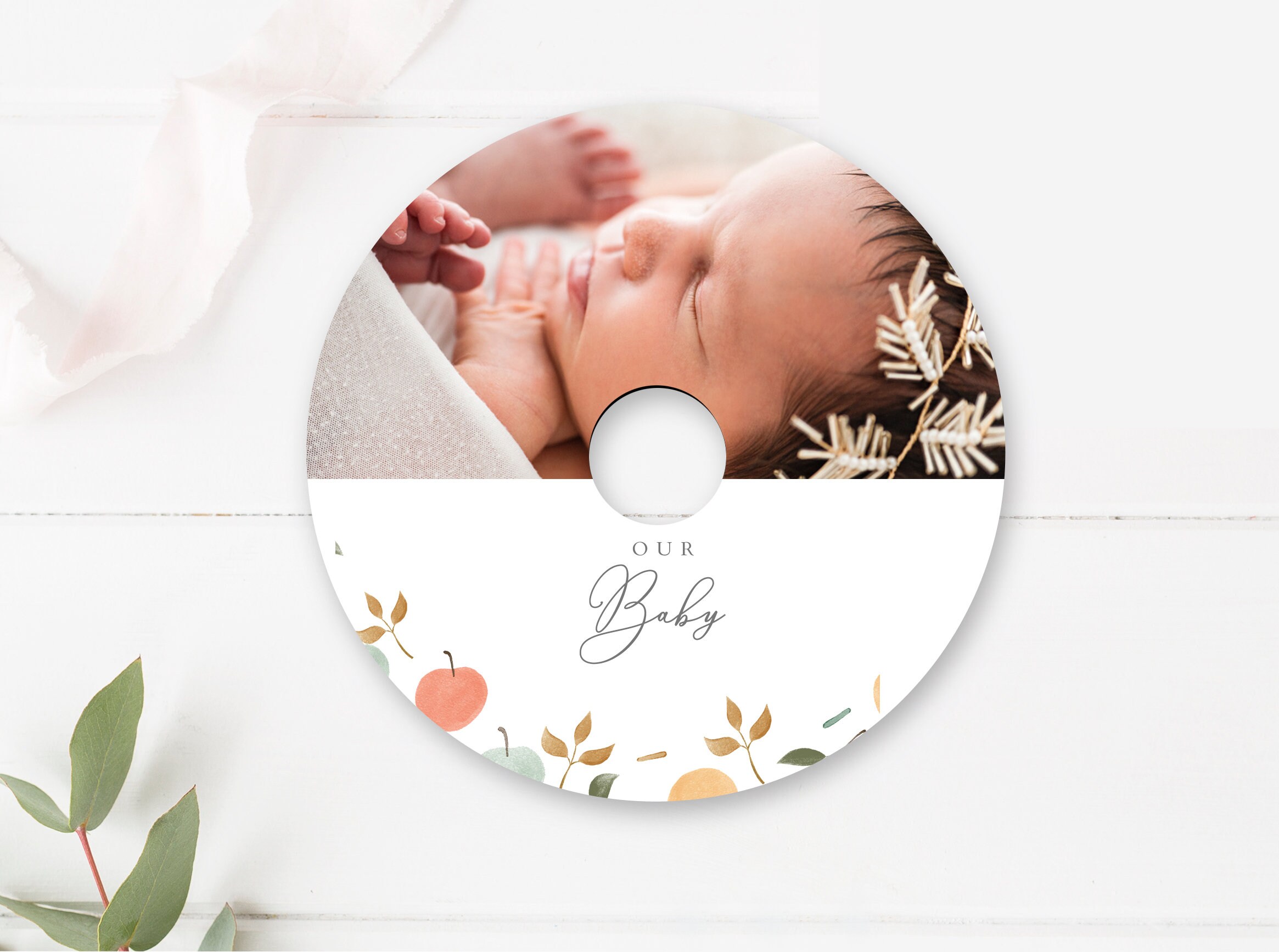 Deckled Edge CD Dvd Label Template Dvd Cover Template Design - Etsy