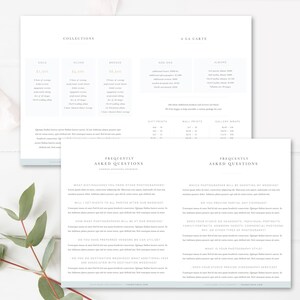 Wedding Photographer Magazine Template, Wedding Price List, Investment Templates PSD Template, INSTANT DOWNLOAD image 6