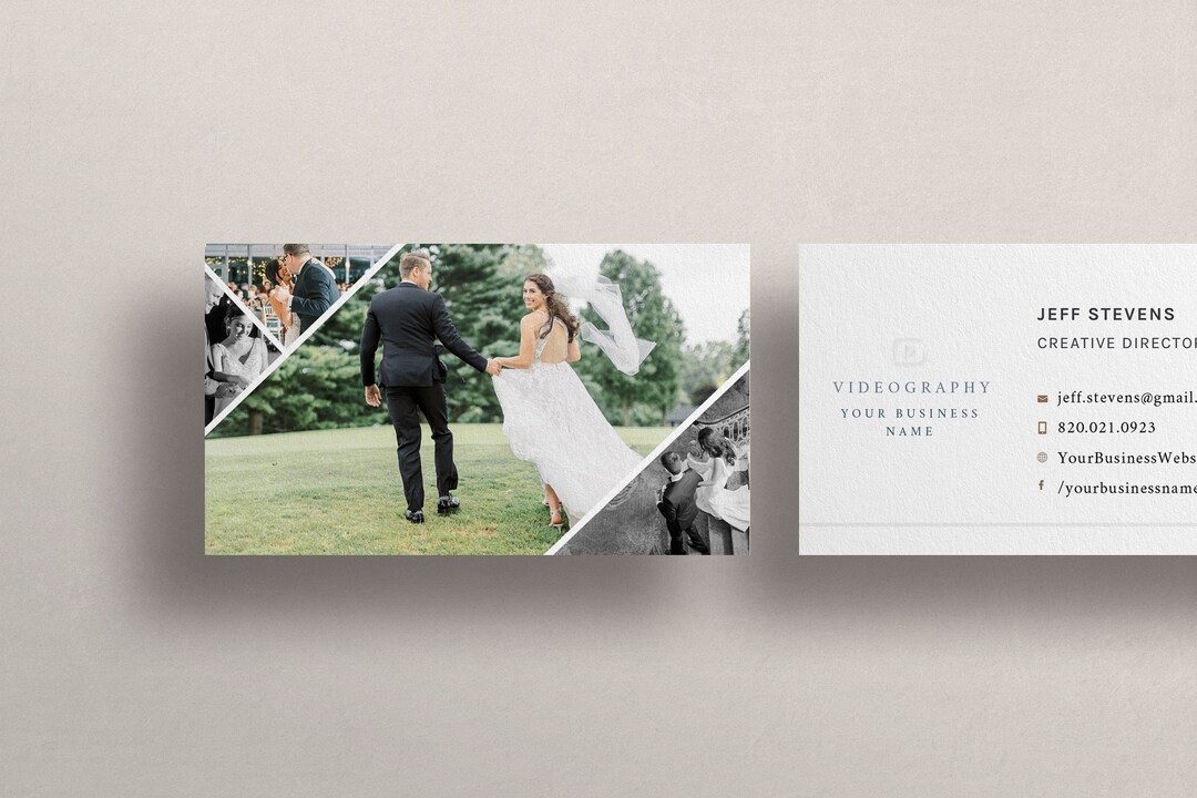 Videographer Business Card Template, Videography Marketing Templates