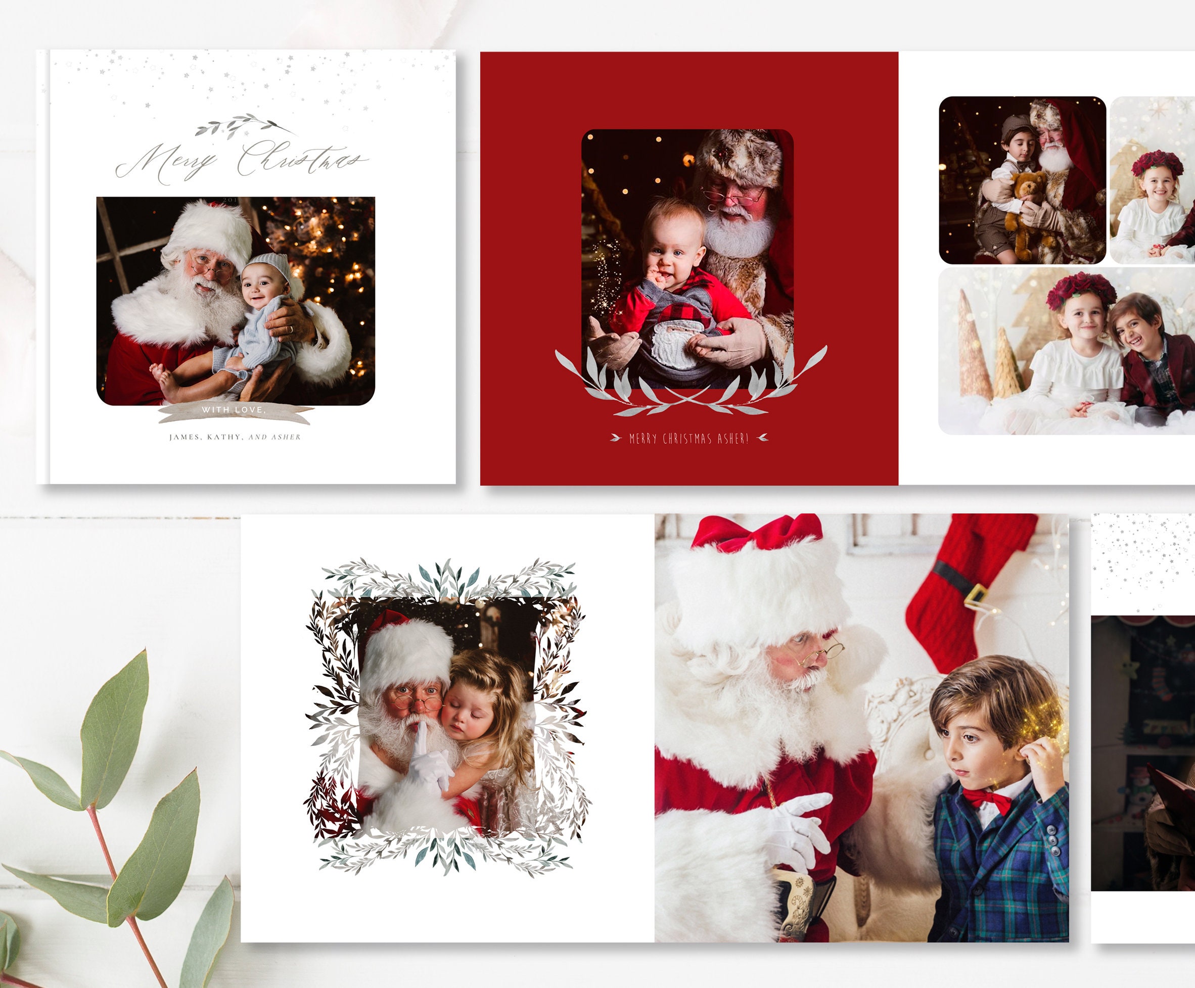 Family Christmas Photo Album Template In Google Docs