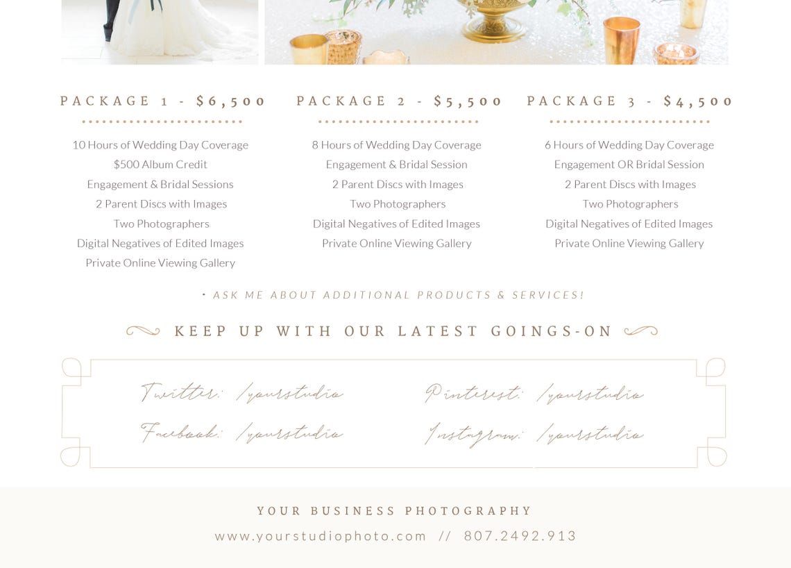 Photographer Pricing Guide Template Wedding Package Pricing Etsy Photographer Pricing Guide Template Wedding Package Pricing Etsy
