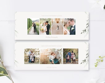 Photographer Facebook Covers, Facebook Timeline Template, Timeline Cover, Photoshop Template, INSTANT DOWNLOAD!