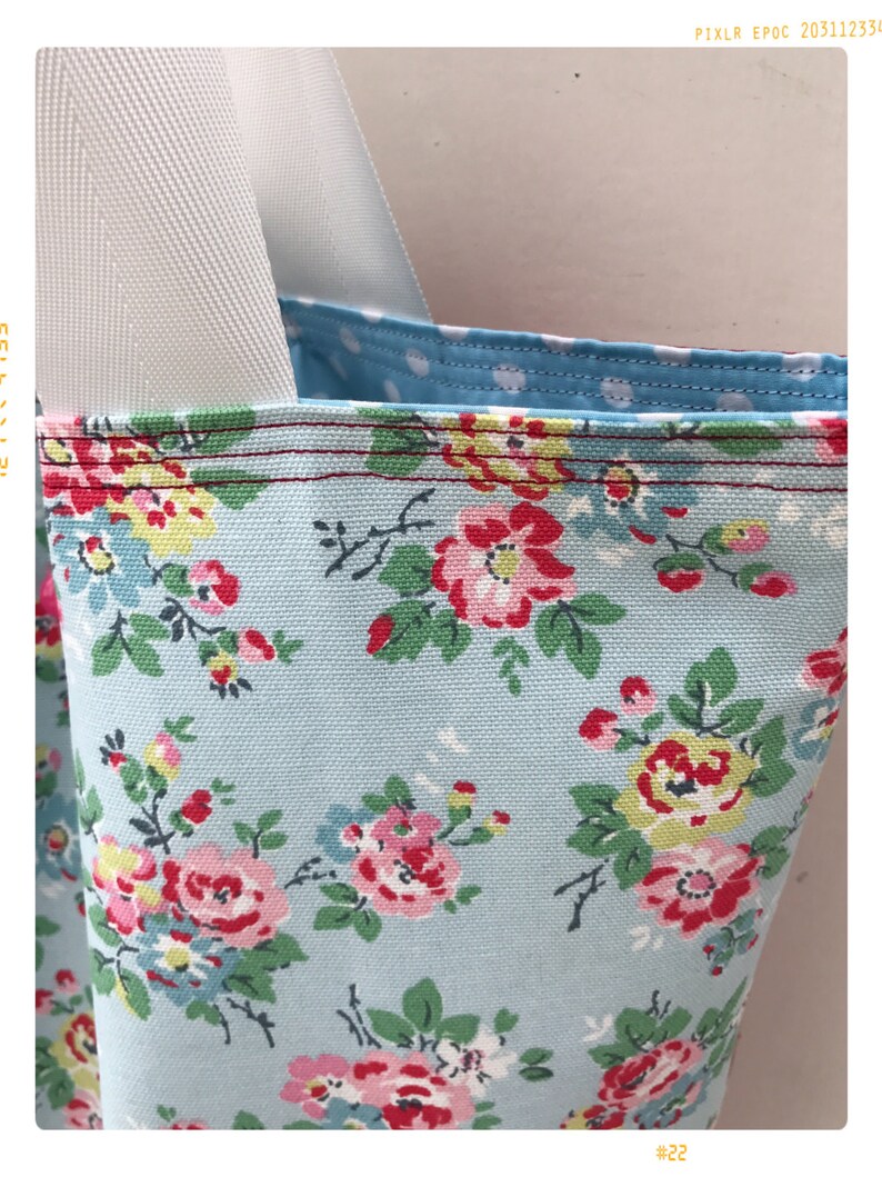Beautiful Cath Kidston Fabric Handmade Holdall Beach Bag Tote Etsy