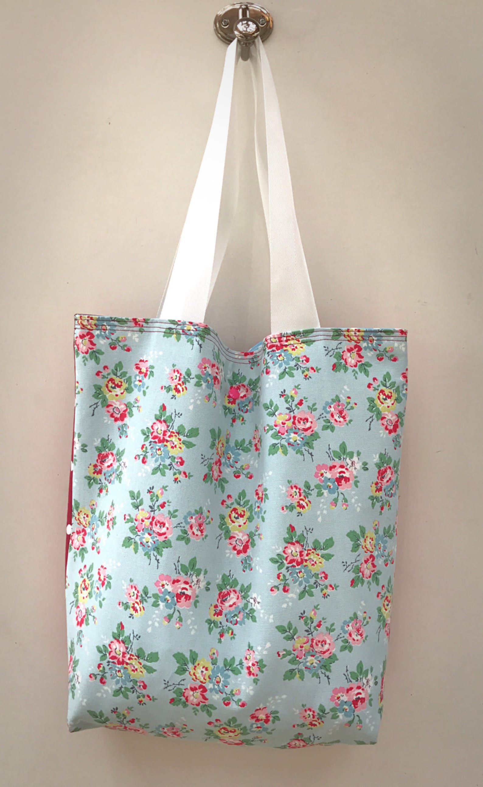 Beautiful Cath Kidston Fabric Handmade Holdall Beach Bag Tote Etsy UK
