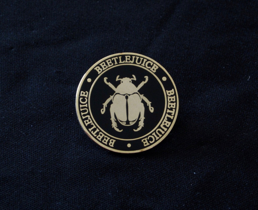Beetlejuice Pin - Halloween Pin - Enamel Pin - Halloween Shop - Goth ...