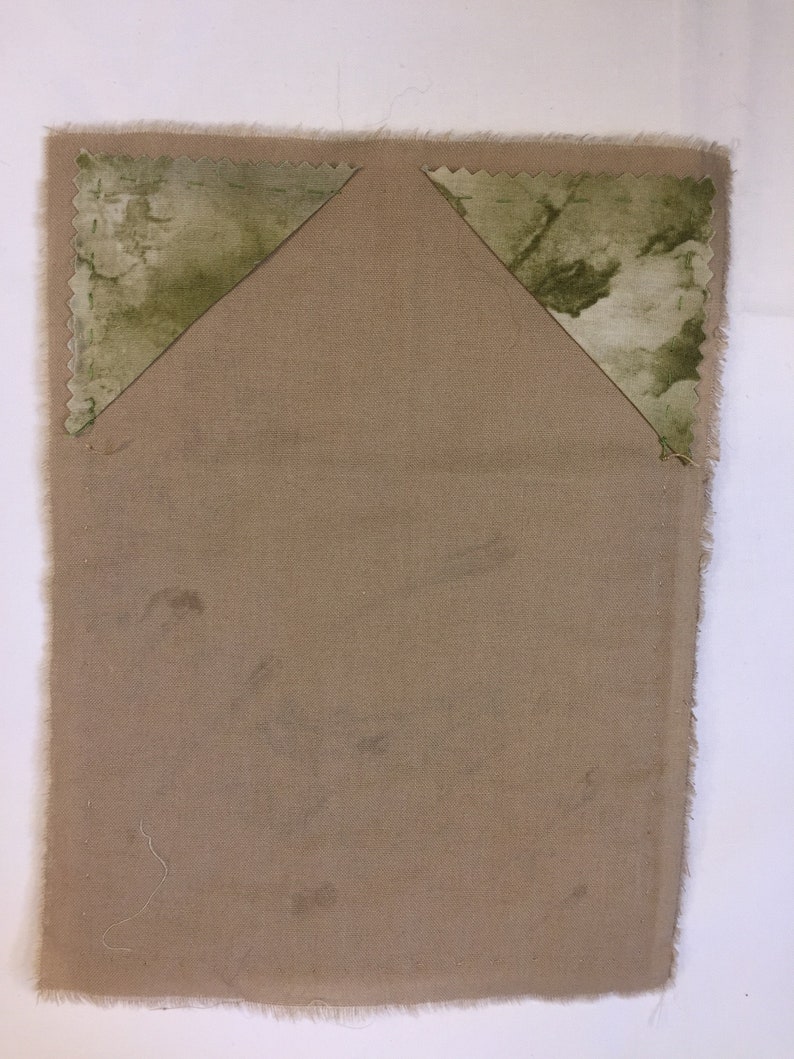 Mini Quilt Fabric Collage Wall Hanging Textile Art Gift Etsy