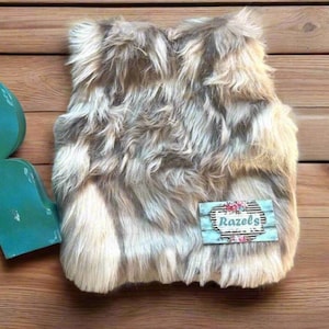 Girls&#39; Faux Fur Vest: BOHO Kids Photo Prop