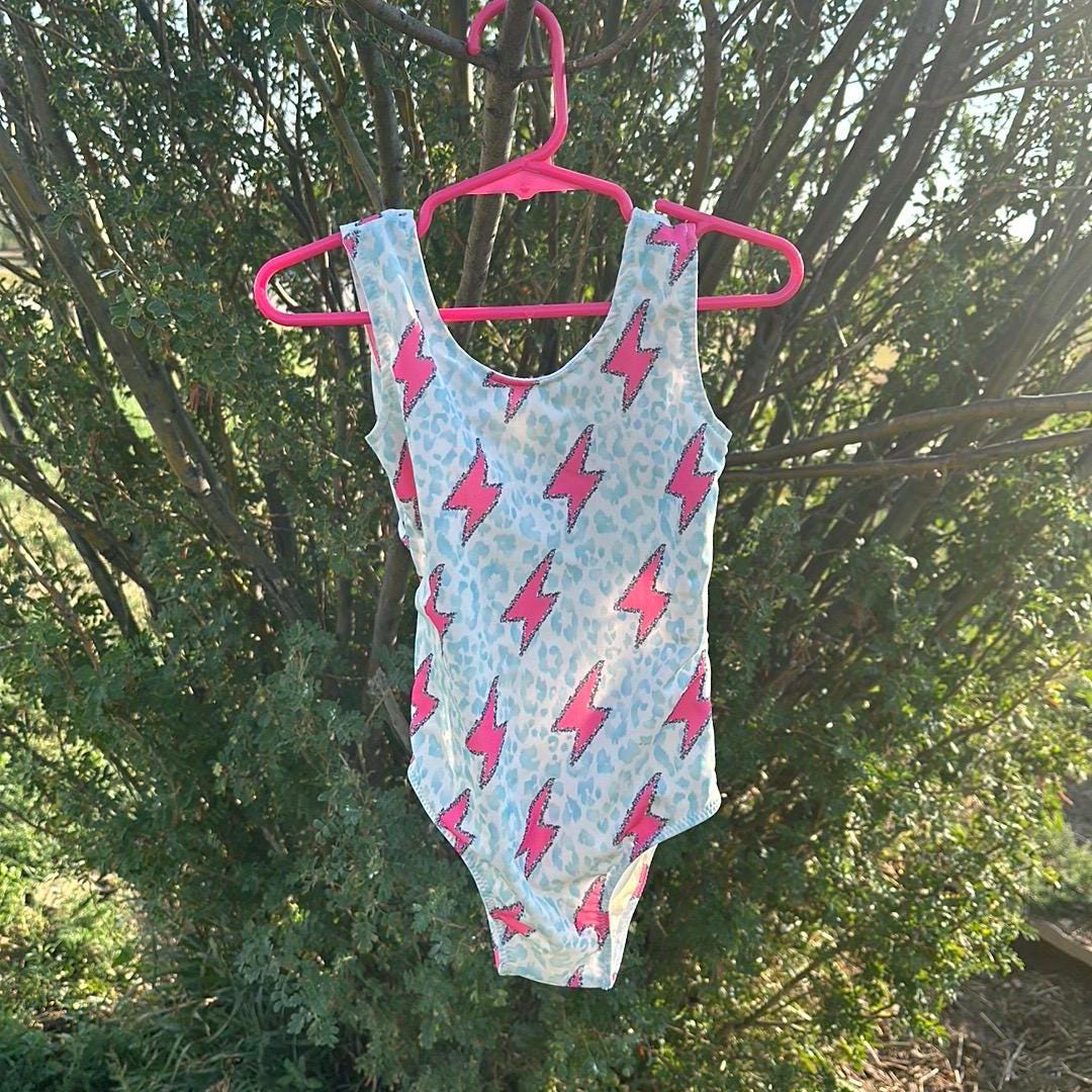 Lightning bolt swimming costume sales