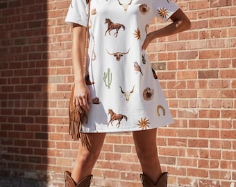 Western Cowgirl Bodycon Sleeveless Fitted Dress | Country Rodeo Outfit | Boho Western | Rustic Cowboy Girl Fashion | Vintage Horse Print - Etsy Western Cowgirl Bodycon Sleeveless Fitted Dress | Country Rodeo Outfit | Boho Western | Rustic Cowboy Girl Fashion | Vintage Horse Print - Etsy
