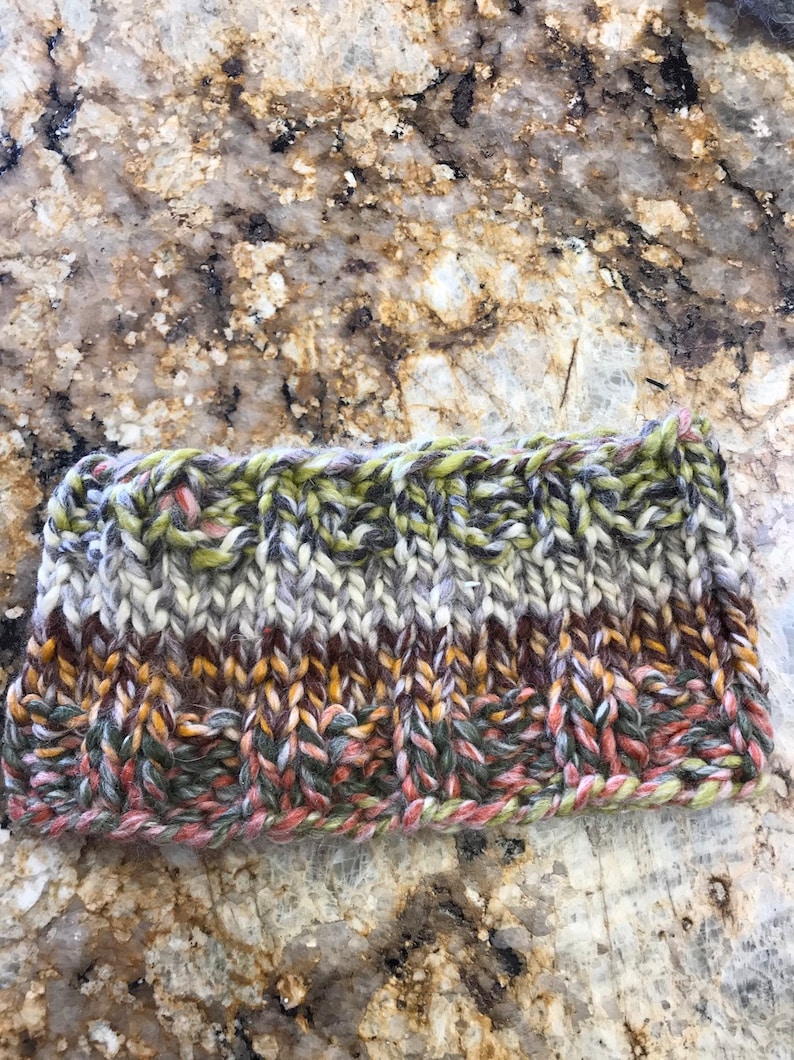 Your Choice Hand Knitted WIDE WINTER HEADBAND Ready to Ship
