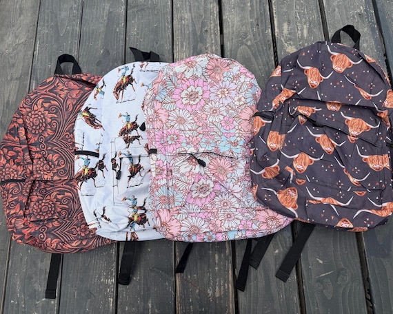 Kids Western Backpacks, Full Size School Backpacks, In Stock Ships Today