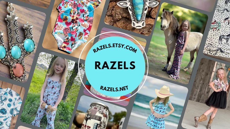 Girls Christmas Outfit, Buffalo Plaid Bell Bottom Pants -Razels