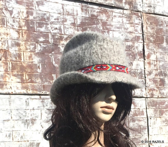 Handcrafted Felt Cowgirl Hat Made in 