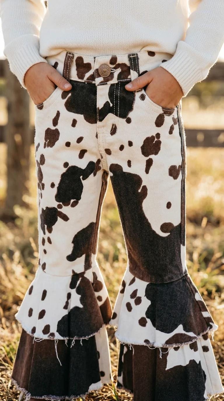 Jessie cow pants - Etsy 日本