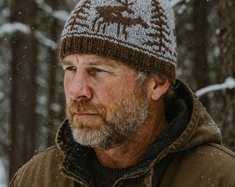 Fornicators Hat - Funny Deer Hunting Beanie, Hand-Knit Wool Blend Winter