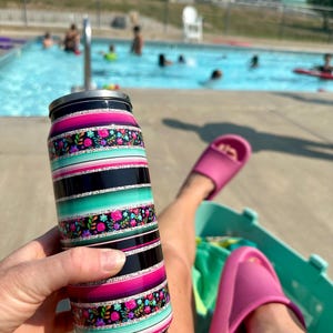 16 oz Stainless Steel Tumblers | Western Tumblers Feature temperature control - keep your beverage hot or cold. Sleek design fits everywhere! Choose from 4 designs: Pink Cowgirl, Serape Bolts, Yeehaw & Floral Serape. Ships FREE with $35+ purchase.