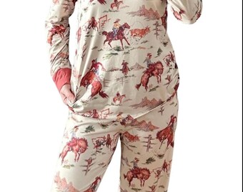 Ralph lauren cowboy pajamas hotsell