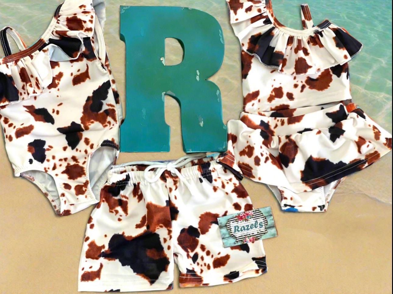Cow Bathing Suit Etsy Canada