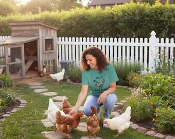 Local Egg Dealer T-Shirt, Comfort Colors® Chicken Tee