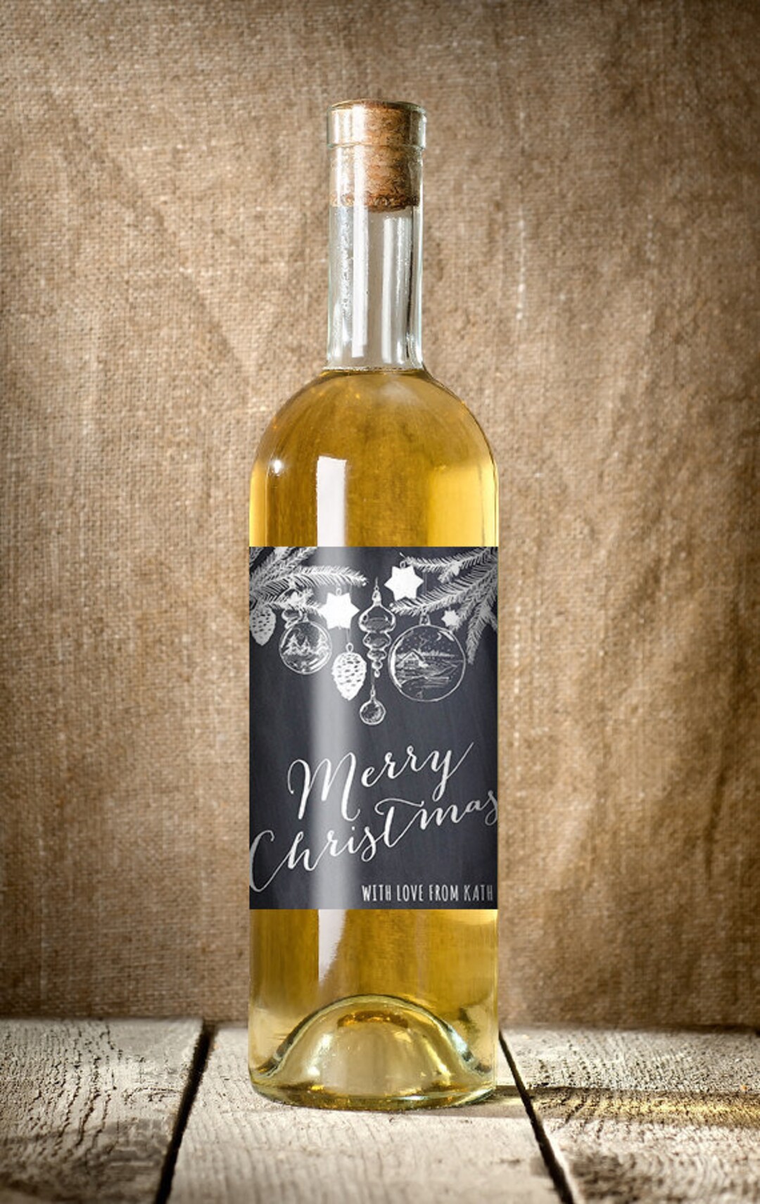 Christmas Wine Label Custom Wine Label Personalized Wine Etsy de christmas-wine-label-custom-wine-label-personalized-wine-etsy-de