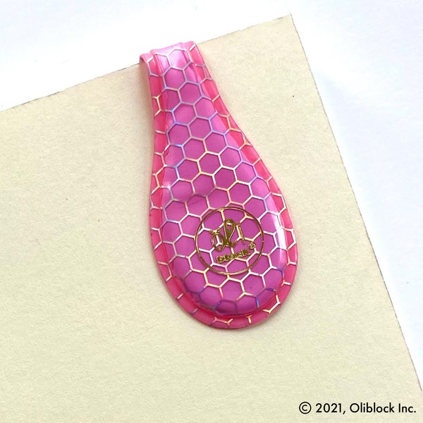 Large "Bubblegum" Holo Hex OliClip