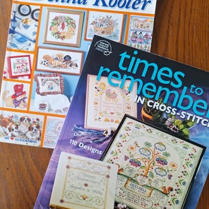 Kooler contó patrones de punto de cruz, libros de tapa blanda, elección, Mejores diseños de Donna Kooler, Tiempos para recordar en punto de cruz