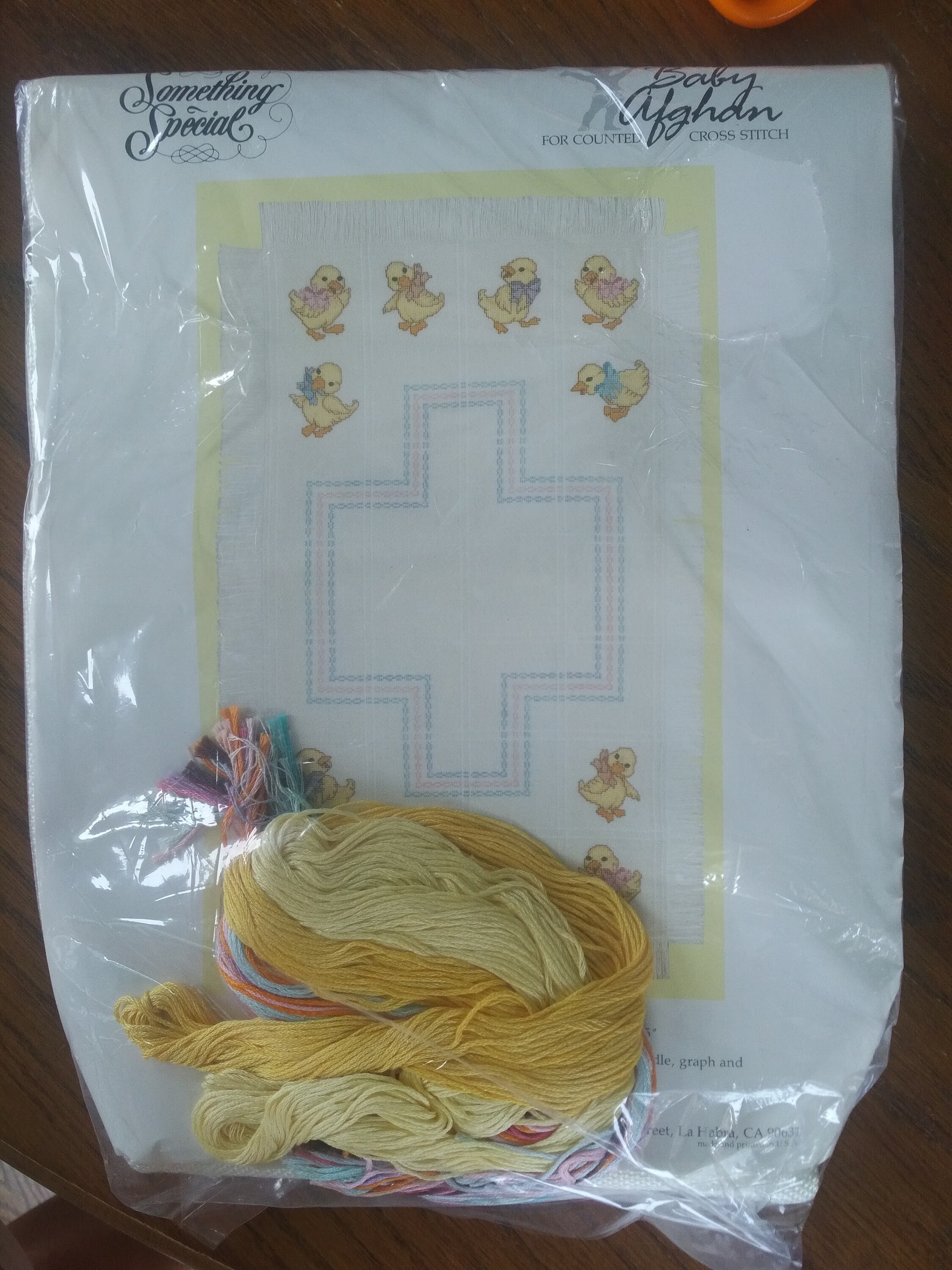 Just Ducky Baby Afghan Kit Counted Cross Stitch Kit Etsy