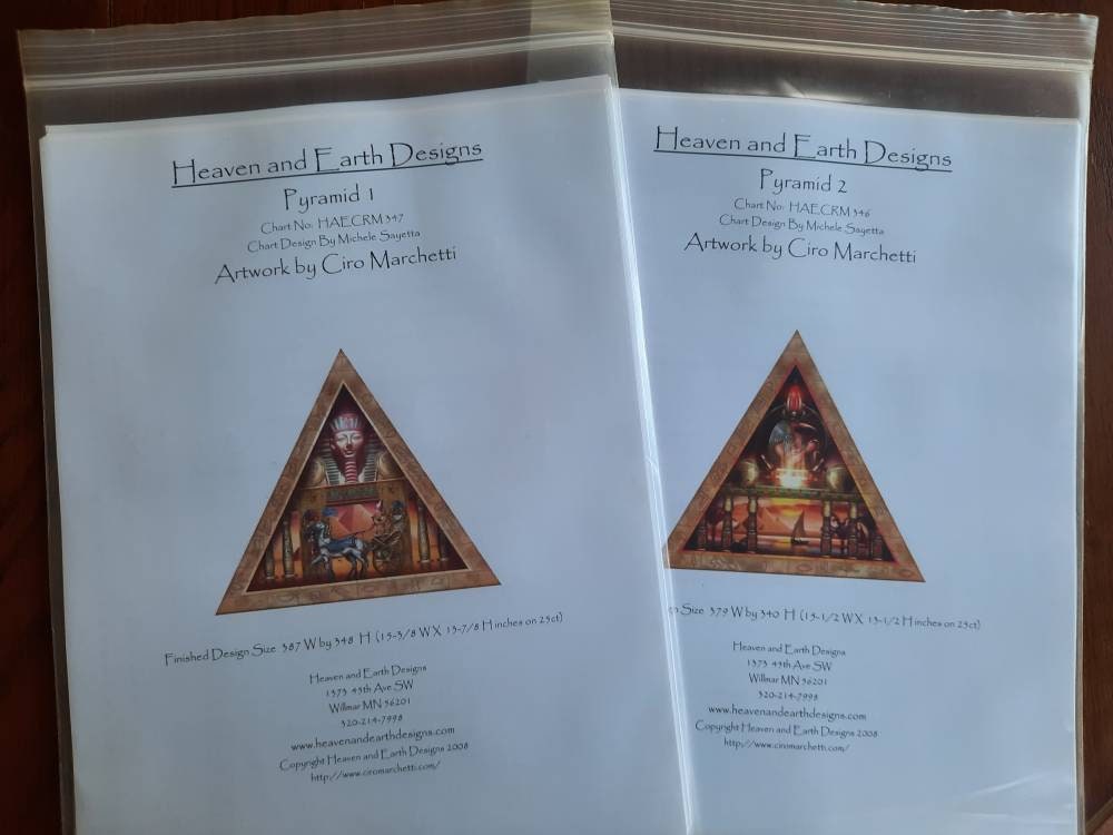 Haed heaven and Earth Designs counted Cross Stitch Patterns ciro