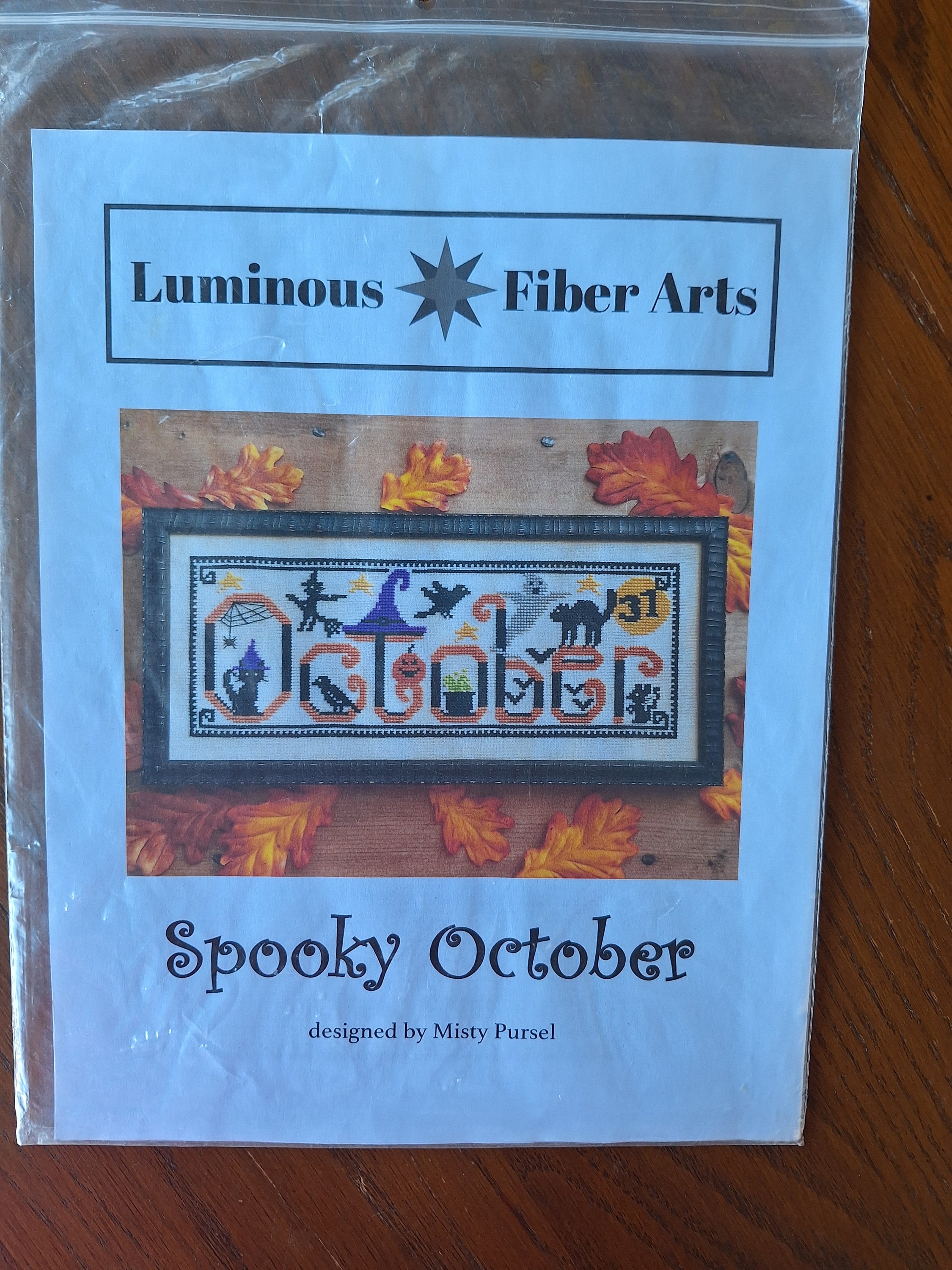 Halloween Counted Cross Stitch Patterns, Choice, Spooky October