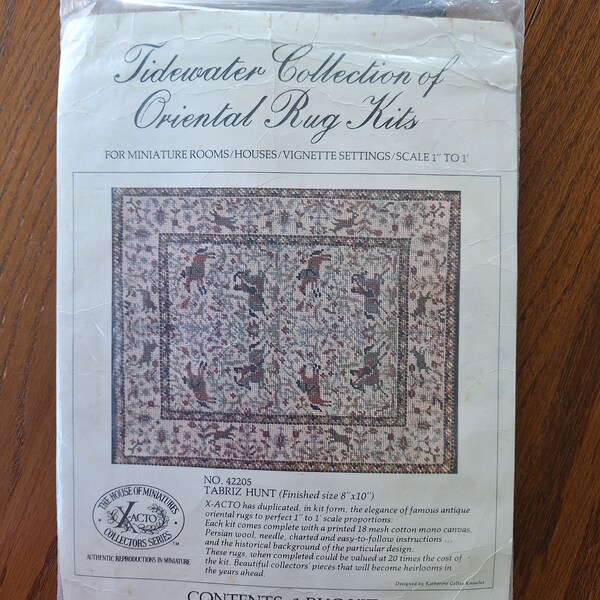 House of Miniatures Oriental Rug - Etsy