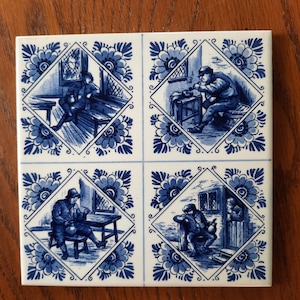 Delft tiles, Delft Blauw, Made in Holland, Windmill, choice
