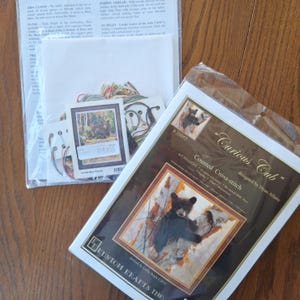 Bear counted cross stitch kits, choice, Curious Cub, Bear Family