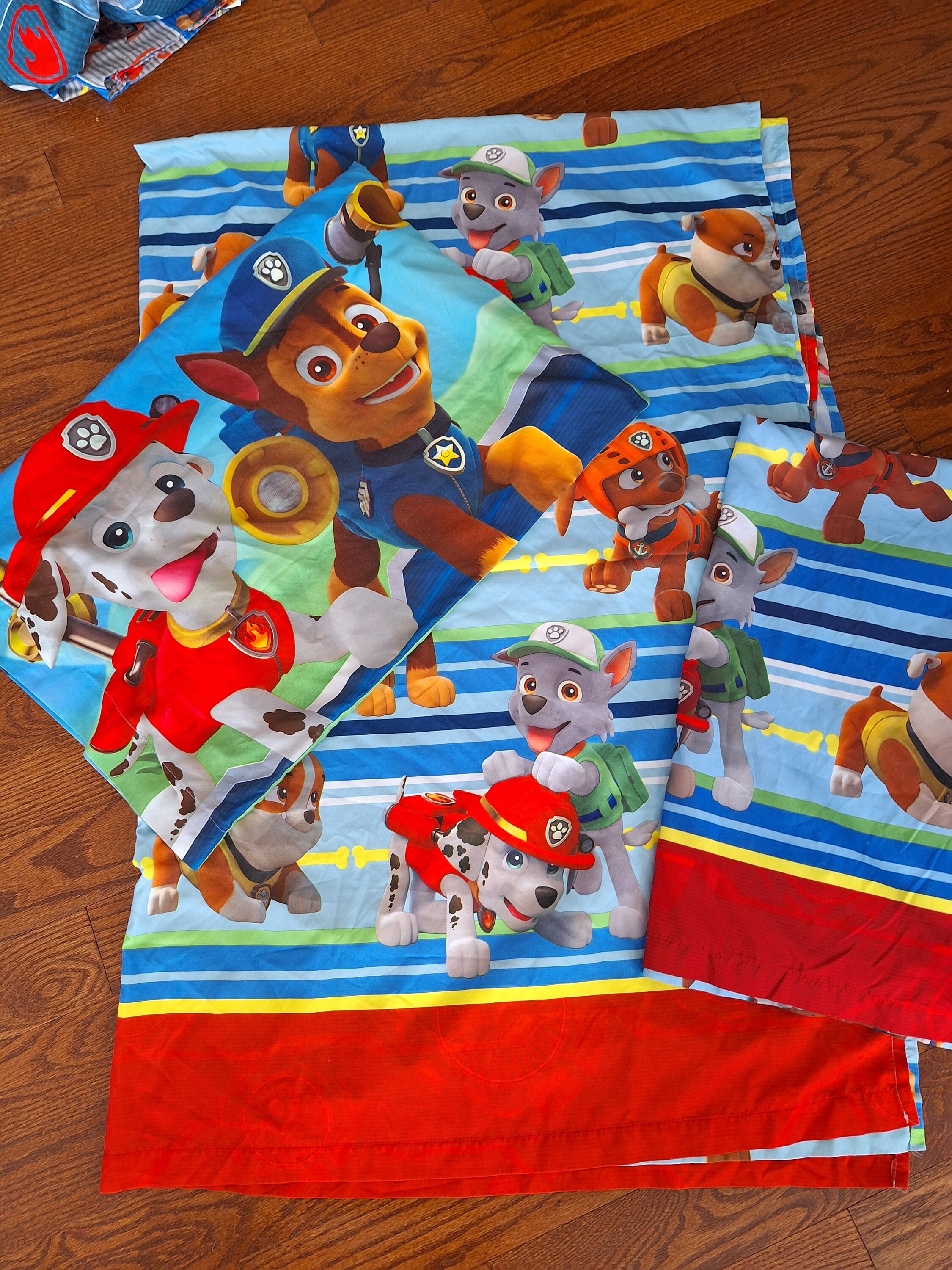 Set Lenzuolo Letto Singolo, Completo Letto Singolo Paw Patrol, Lenzuolo Sopra, Lenzuolo Con Angoli, Federa, Blu, 100% Cotone, Prodotto Ufficiale | Leroy Merlin