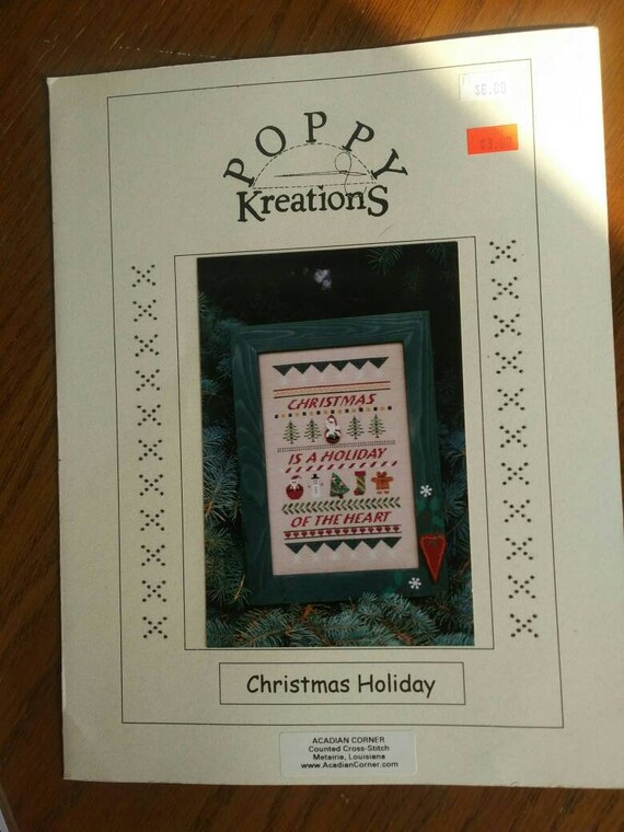 Clearance From the Heart Counted Cross Stitch Chart by Poppy Kreations