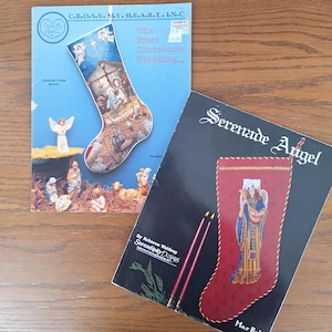 Mar Bek Angel Counted Cross Stitch Pattern, vintage, Seaside Angel, Windermere Angel, Starlight Angel, Rebecca Waldrop, Serendipity Designs