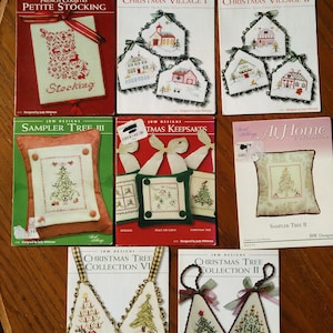 Cross Stitch, Pattern, Christmas counted cross stitch, JBW Designs, Judy Whitman, choice, tree sampler, keepsakes, ornaments