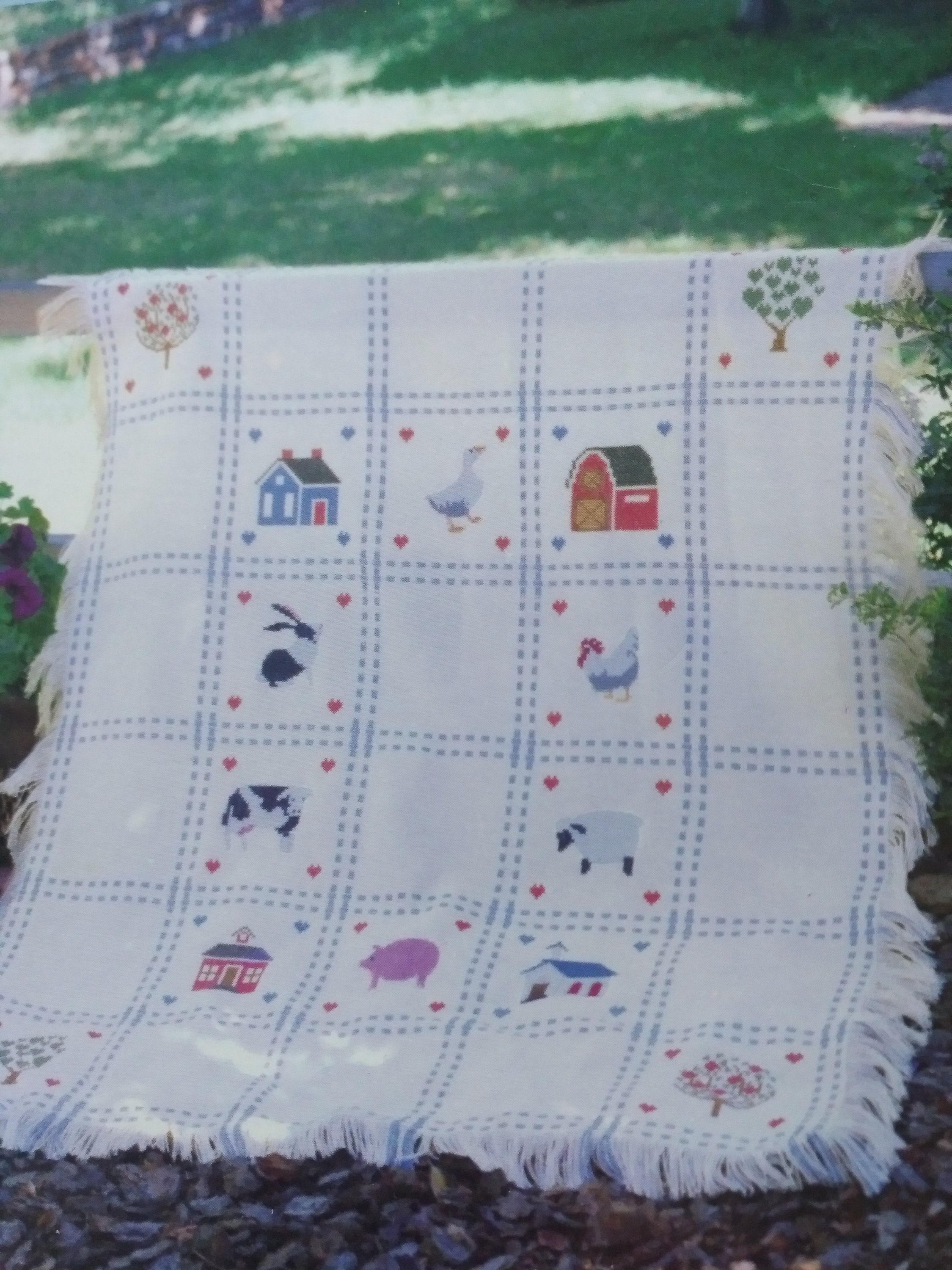 Afghan Cross Stitch Patterns Counted Cross Stitch Vintage Etsy