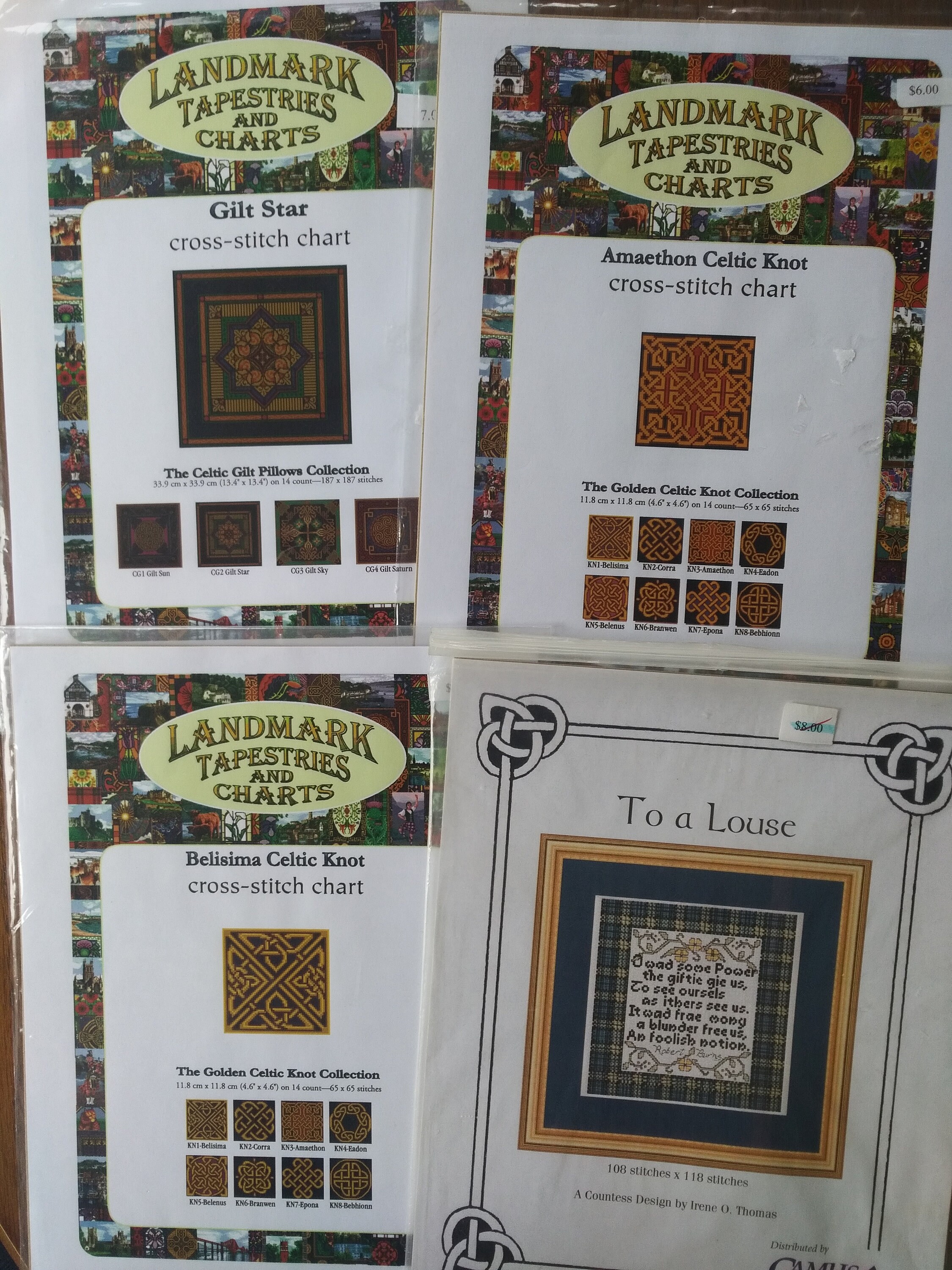 Celtic Landmark Tapestries and Charts Cross Stitch Pattern Etsy