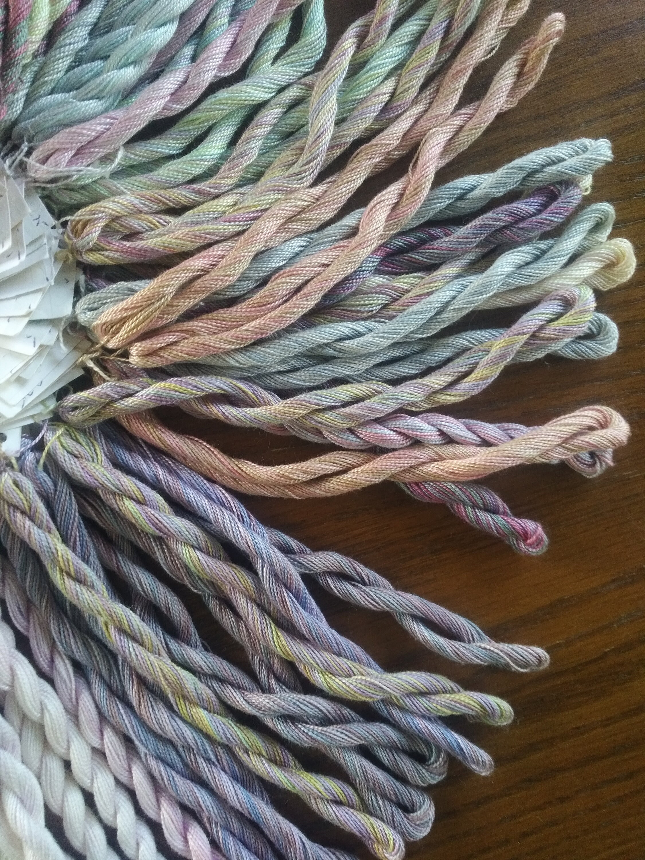Dinky Dyes Perle Cotton 8 Choose 4 15m handdyed Etsy