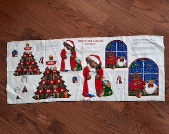 Christmas Appliques, choice, Joy, kitten and puppy presents, teddy bear santa, jingle bell bear