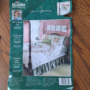 Kit Patchwork Bucilla 'Rose Petals' - Modèle 49593, Taille Double Bed (80x96) - Occasion