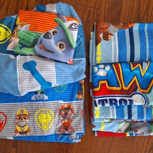 Paw Patrol Toddler Bed Sheets Etsy UK