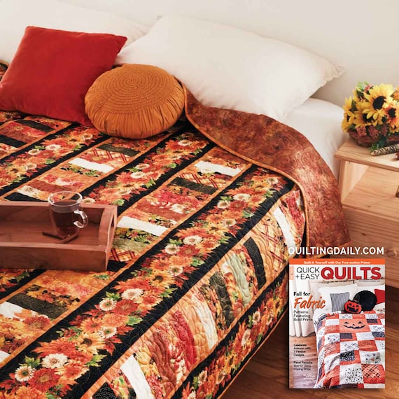 Bountiful Borders, Twin XL Quilt, Mccall's Quick and Easy Quilting
