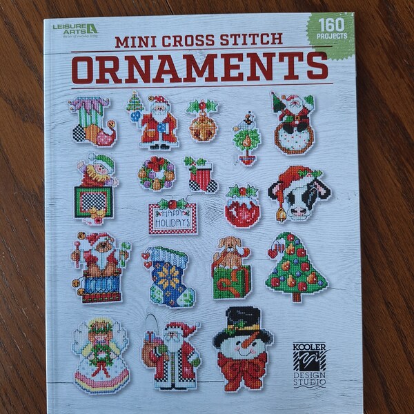 Cross Stitch Christmas Ornament pattern booklets, counted cross stitch patterns, small designs, Kooler Design Studio, Ursula Michael