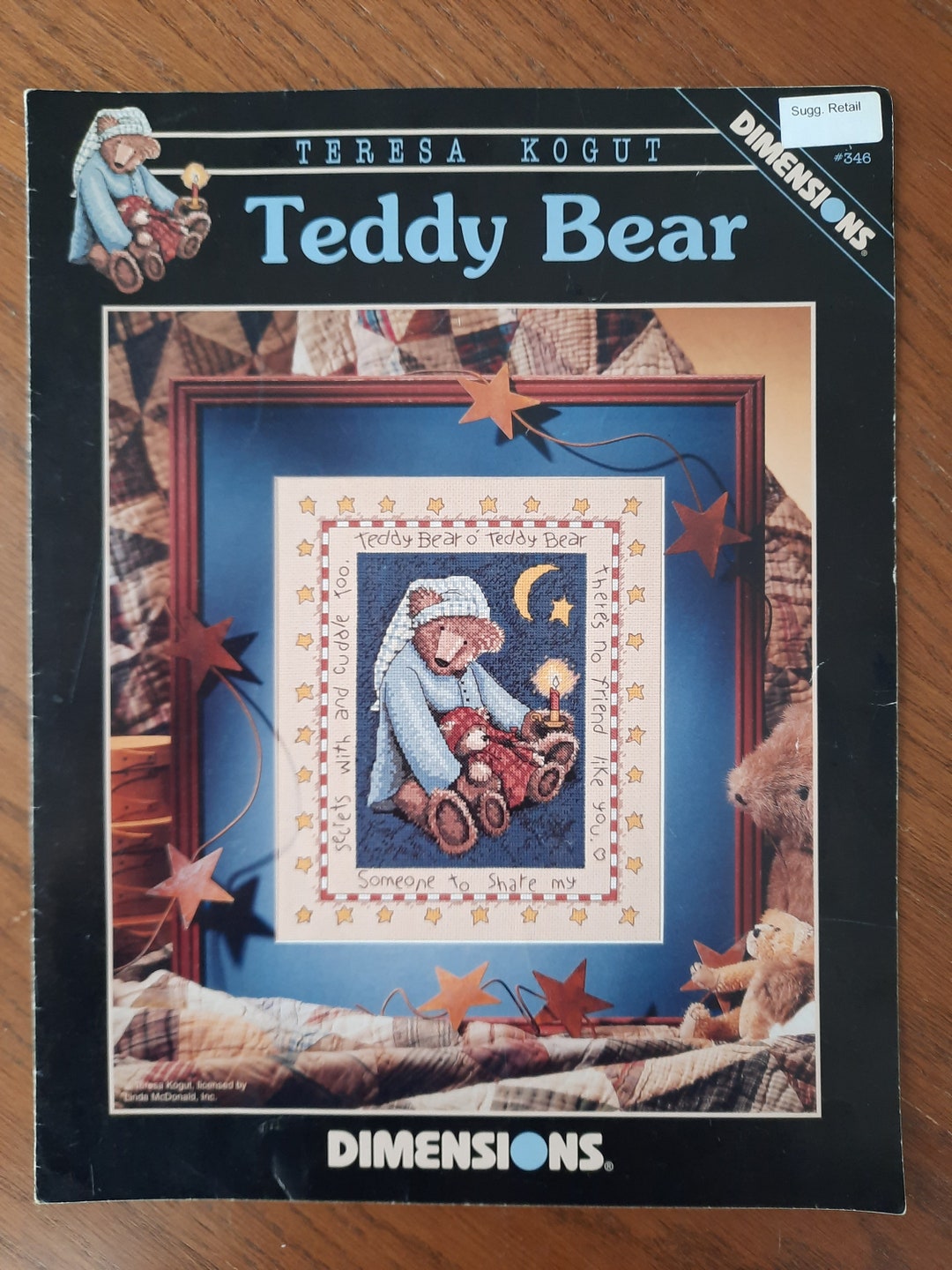 Teresa Kogut, Teddy Bear, Dimensions Counted Cross Stitch Pattern, 346 ...