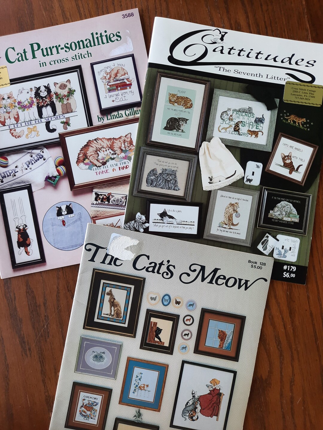 Cat Counted Cross Stitch Patterns, Choice, Cat Purrsonalities, Linda