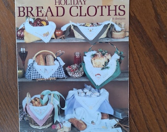 Holiday Bread Cloths, counted cross stitch patterns, choice